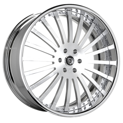 Lexani IF-714 Chrome a forgé les jantes multi de rai des roues 6061-T6