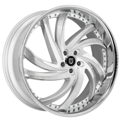 La turbine 2PC de Lexani a forgé des roues avec le poids léger profond de plat de lèvre de solides solubles