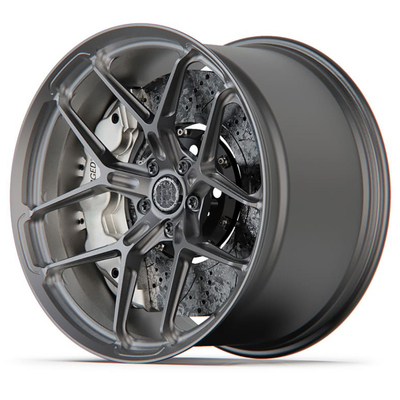 Les finitions faites sur commande 6061-T6 Ferrari ont forgé la conception concave de roues