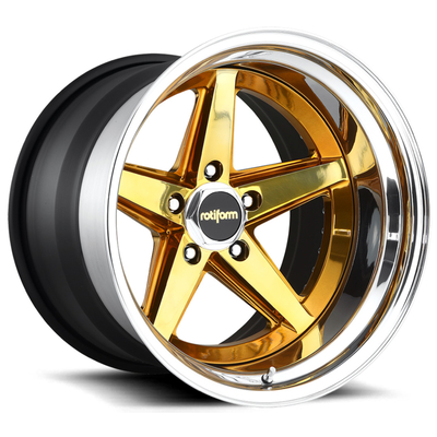 Le centre convexe a forgé les roues rotiformes 917 rotiformes Porsche 911 roues d'or
