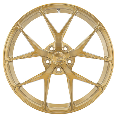 Roues en bronze de 21 pouces RZ21 Audi R8 puisque Monoblock concave forgé