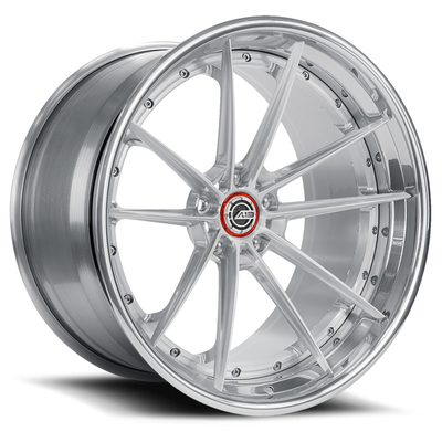 Jantes profondes AL13 R30 R-SERIES de roues de Chrome de plat de 22 pouces 3PC