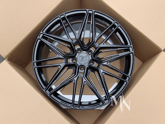 Vossen HF7 roues noires brillantes Pour Audi RS6 C5 C6 C7 C8 18 19 20 21 22 pouces Jantes avant personnalisées
