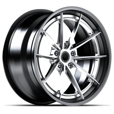Le titane T6-6061 3 morceaux a forgé des roues