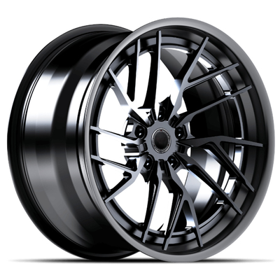 Le bord fait un pas 3 morceaux a forgé les roues 6061-T6 pour Ferrari Lamborghini
