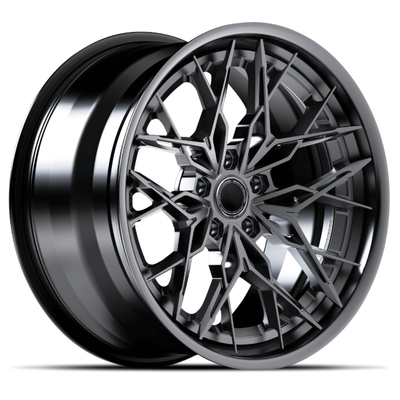 Bent Staggered Spokes 3 morceaux a forgé des ajustements de roues pour McLaren Audi R8