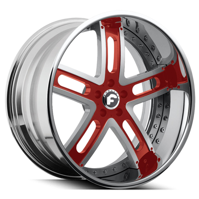 Roues profondes de Chrome de plat de Forgiato Estremo