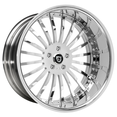 Lexani IF-714 Chrome a forgé les jantes multi de rai des roues 6061-T6