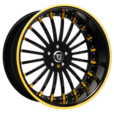 Lexani IF-714 Chrome a forgé les jantes multi de rai des roues 6061-T6