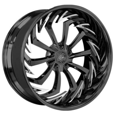 Les options d'IF-777 3PC que Lexani a forgé des roues ont chancelé des rais