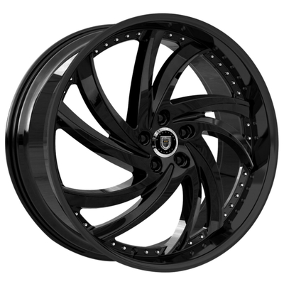 La turbine 2PC de Lexani a forgé des roues avec le poids léger profond de plat de lèvre de solides solubles