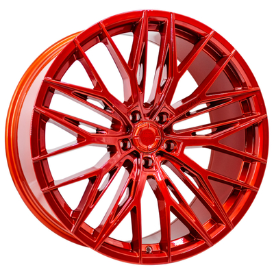 Rai multi rouge Lexani Aries Wheels Monoblock Offset de sucrerie 0-80mm