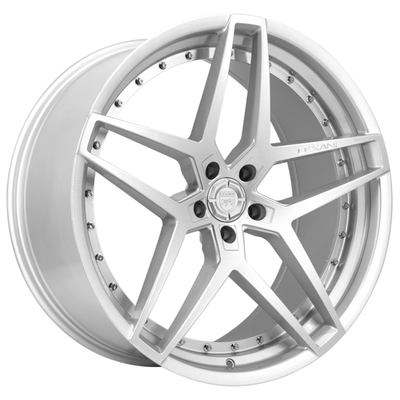 Rivets concaves de Monoblock Lexani Spike Lexani Forged Wheels Chrome