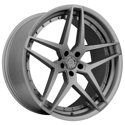 Rivets concaves de Monoblock Lexani Spike Lexani Forged Wheels Chrome