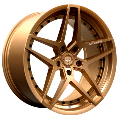 Rivets concaves de Monoblock Lexani Spike Lexani Forged Wheels Chrome