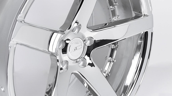 L'extrémité concave de Chrome roule 22 pouces a chancelé les jantes 7-13J