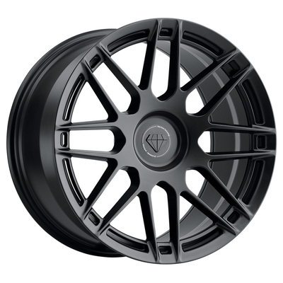 L'automobile de forge de Monoblock de pouce du diamant 16-24 de Blaque roule BD-F12