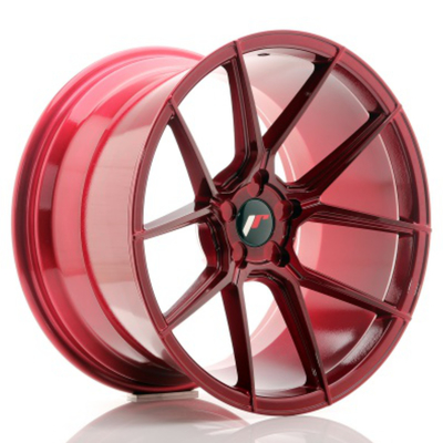 Le JR rouge JR30 BMW de platine a forgé les roues 6061-T6 Monoblock