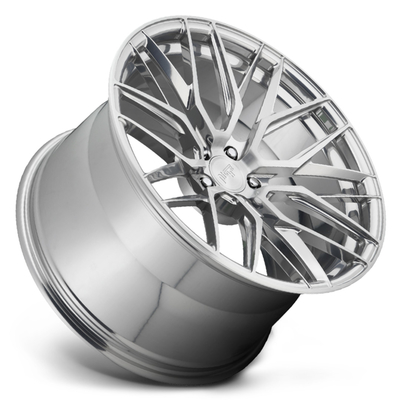 6061-T6 l'argent lumineux Monoblock a forgé les rais concaves de roues