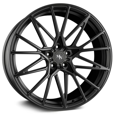 AGL58 Matt Black Porsche Forged Wheels a chancelé des rais