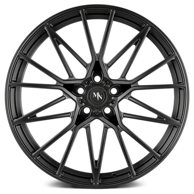 AGL58 Matt Black Porsche Forged Wheels a chancelé des rais