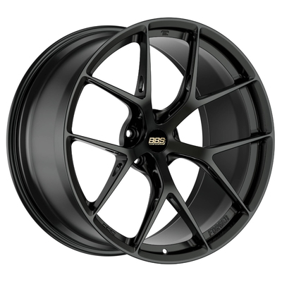 Roues noires 6061-T6 de satin de sapin de BBS