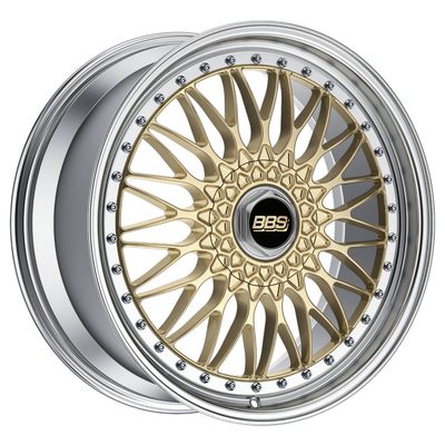 BBS Rs superbe 3 morceaux borde les rais croisés en filigrane