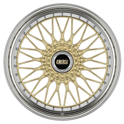 BBS Rs superbe 3 morceaux borde les rais croisés en filigrane