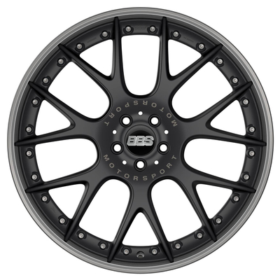 BBS CH-R II BBS 17 18 19 20 a forgé le noir de satin de sport mécanique de roues