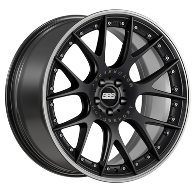 BBS CH-R II BBS 17 18 19 20 a forgé le noir de satin de sport mécanique de roues