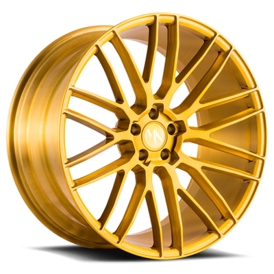 L'or de sucrerie a forgé Monoblock l'alliage que d'aluminium borde la largeur 7-14J