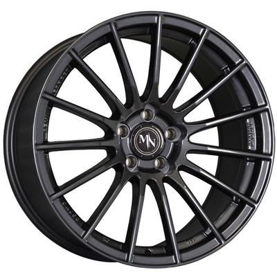 L'automobile de forge de PCD 112mm roule 6061-T6 l'alliage d'aluminium Matte Black Rims