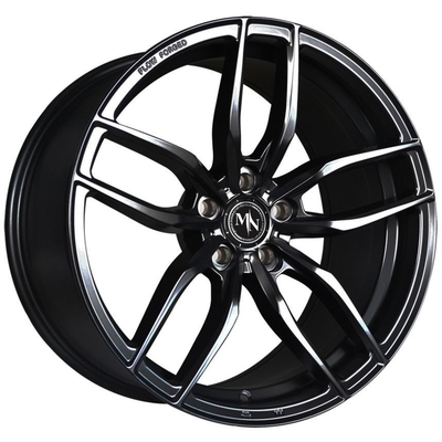 Les configurations de Monoblock de 18 pouces forgent les roues automatiques 6061-T6 Matt Black