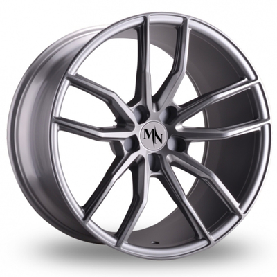 Gunmetal concave Grey Alloy Forge Auto Wheels JWL TUV de Monoblock PAR L'INTERMÉDIAIRE DE