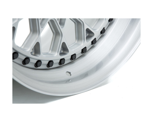 Morceau multi Matt Silver Wheels For BMW E46 M3 de Vossen ERA-1 3 de rai