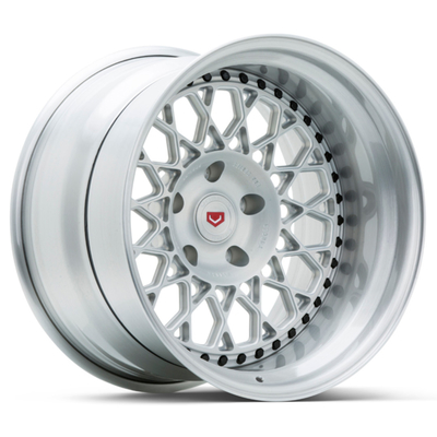 Morceau multi Matt Silver Wheels For BMW E46 M3 de Vossen ERA-1 3 de rai