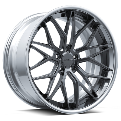 Rais de torsion de Y 2 jante concave 6061-T6 d'alliage des roues Uf/2-103 de morceau