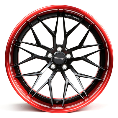 Rais de torsion de Y 2 jante concave 6061-T6 d'alliage des roues Uf/2-103 de morceau