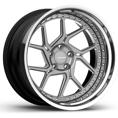Le plat profond 3 morceaux a forgé la conception concave MNZ-3P de roue VARIABLE des roues