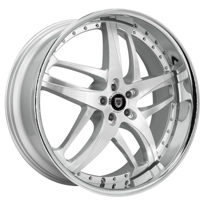 L'argent profond solaire de Chrome de plat de Lexani a forgé les roues 6061-T6