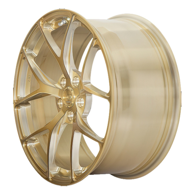 Roues en bronze de 21 pouces RZ21 Audi R8 puisque Monoblock concave forgé