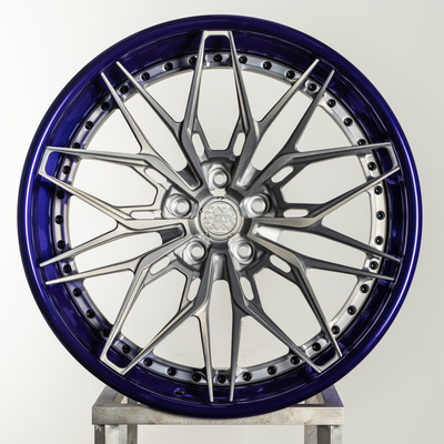 Anrky S3-X1 Porsche 991 options de Matt Black 3PC de roues de Turbo S