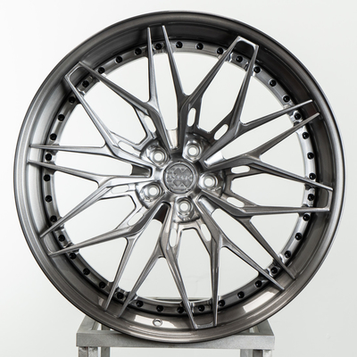 Anrky S3-X1 Porsche 991 options de Matt Black 3PC de roues de Turbo S