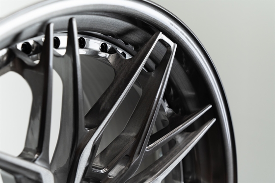 Anrky S3-X1 Porsche 991 options de Matt Black 3PC de roues de Turbo S