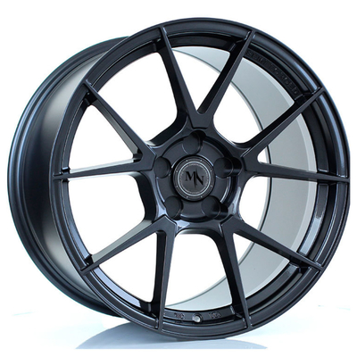 16&quot; à extrémité élevé à 24&quot; roues automatiques 6061-T6 de forge de noir de lustre