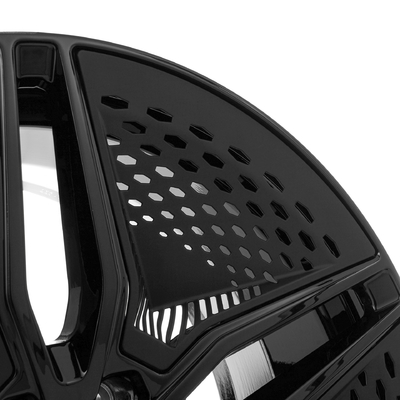 22" ajustements de roues forgés par Forgiato de Forgiato EV 001 de noir de lustre pour le Tesla Model S Model X