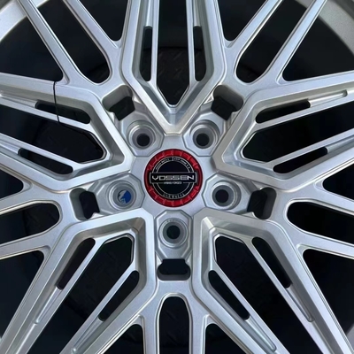 Le satin Vossen argenté a forgé des roues que l'HYBRIDE A FORGÉ la SÉRIE HF-7