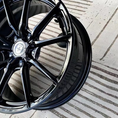 L'aérodynamique HRE a forgé des roues que HRE P101SC annotent les jantes noires de Monoblock