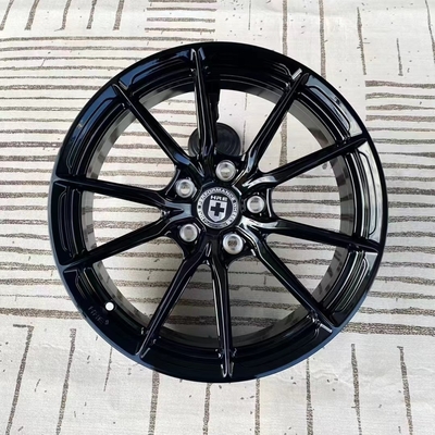 L'aérodynamique HRE a forgé des roues que HRE P101SC annotent les jantes noires de Monoblock