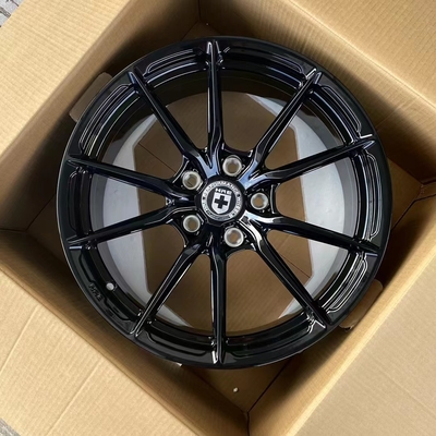 L'aérodynamique HRE a forgé des roues que HRE P101SC annotent les jantes noires de Monoblock